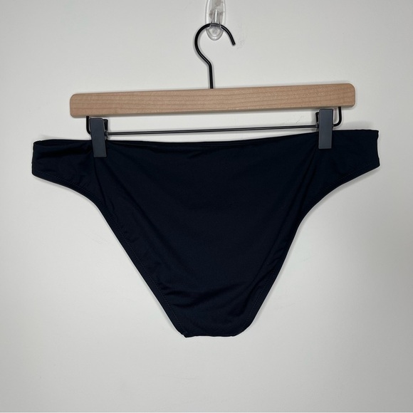 Athleta Black Clean Medium Bikini Bottom vacation beach cruise - Picture 6 of 10